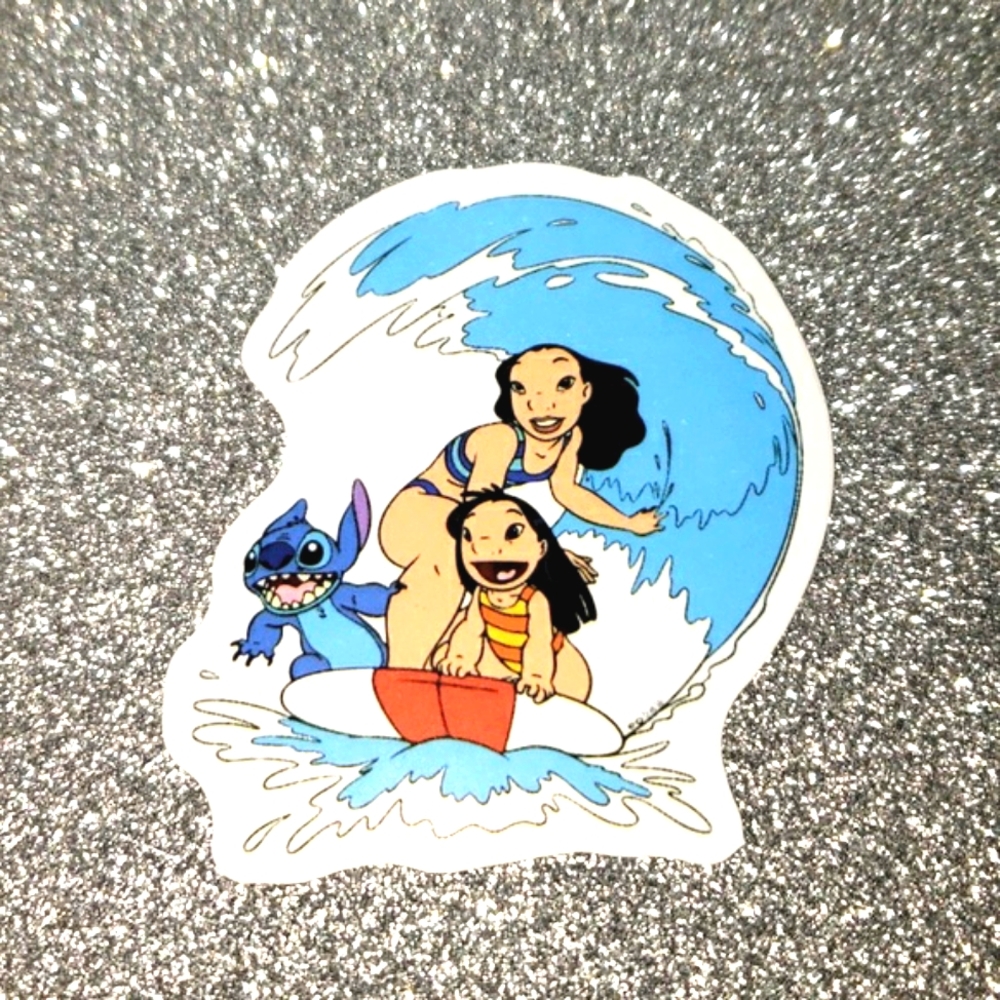 LILO & STITCH DISNEY waterproof sticker Surf